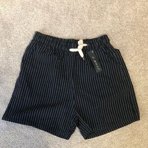 High Waist Striped Shorts